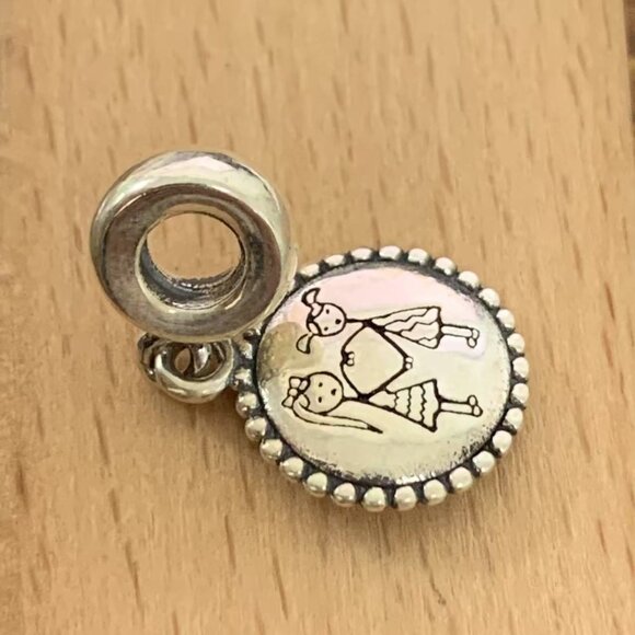 Pandora BFF Besties Charm, S925 Silver Bracelets - Picture 3 of 4